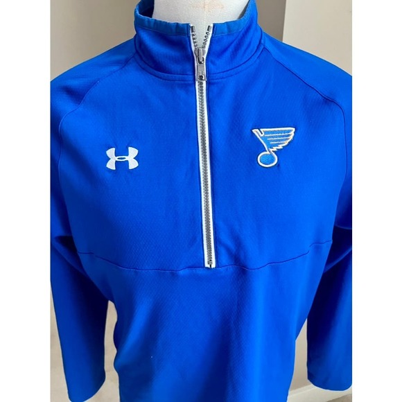 St. Louis Blues Under Armour quarterzip pullover sizer XL - Picture 3 of 5
